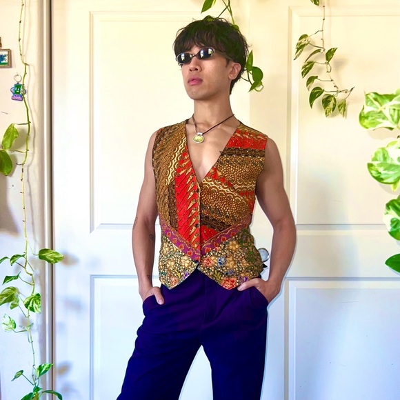 American Vintage Other - Vintage Boho Beaded Vest